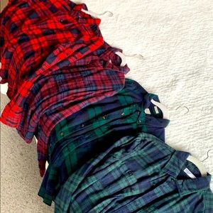 Flannel bundle! All larges with standard slim fit.